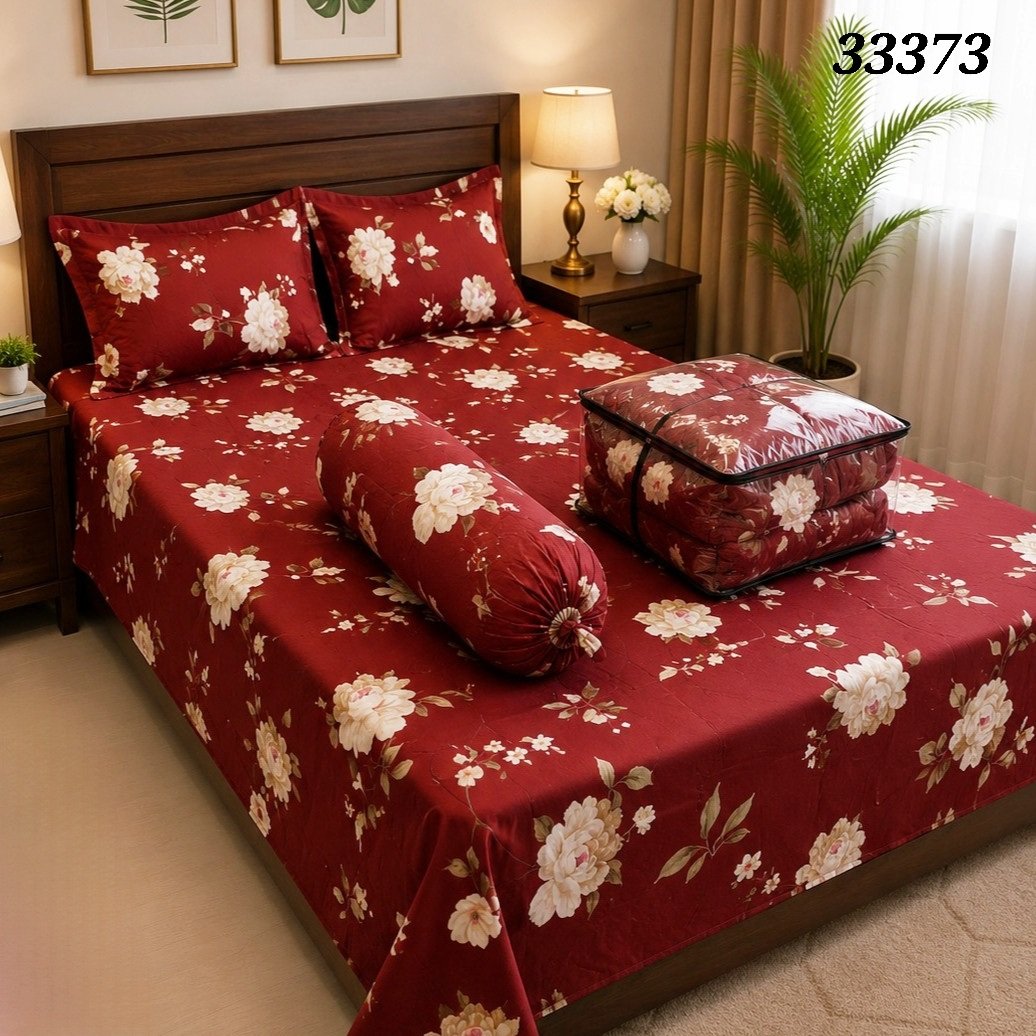 Premium 5 Pieces Comforter Set ,প্রিমিয়াম ৫ পিস কম্ফর্টার সেট।premium - Image 3