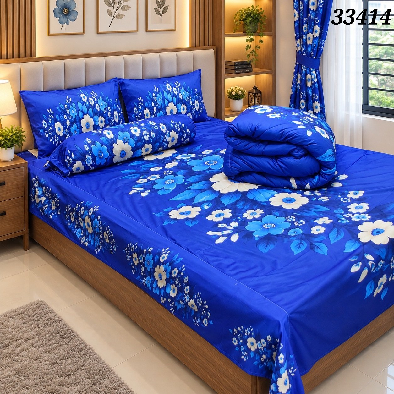 Premium 5 Pieces Comforter Set ,প্রিমিয়াম ৫ পিস কম্ফর্টার সেট। - Image 1