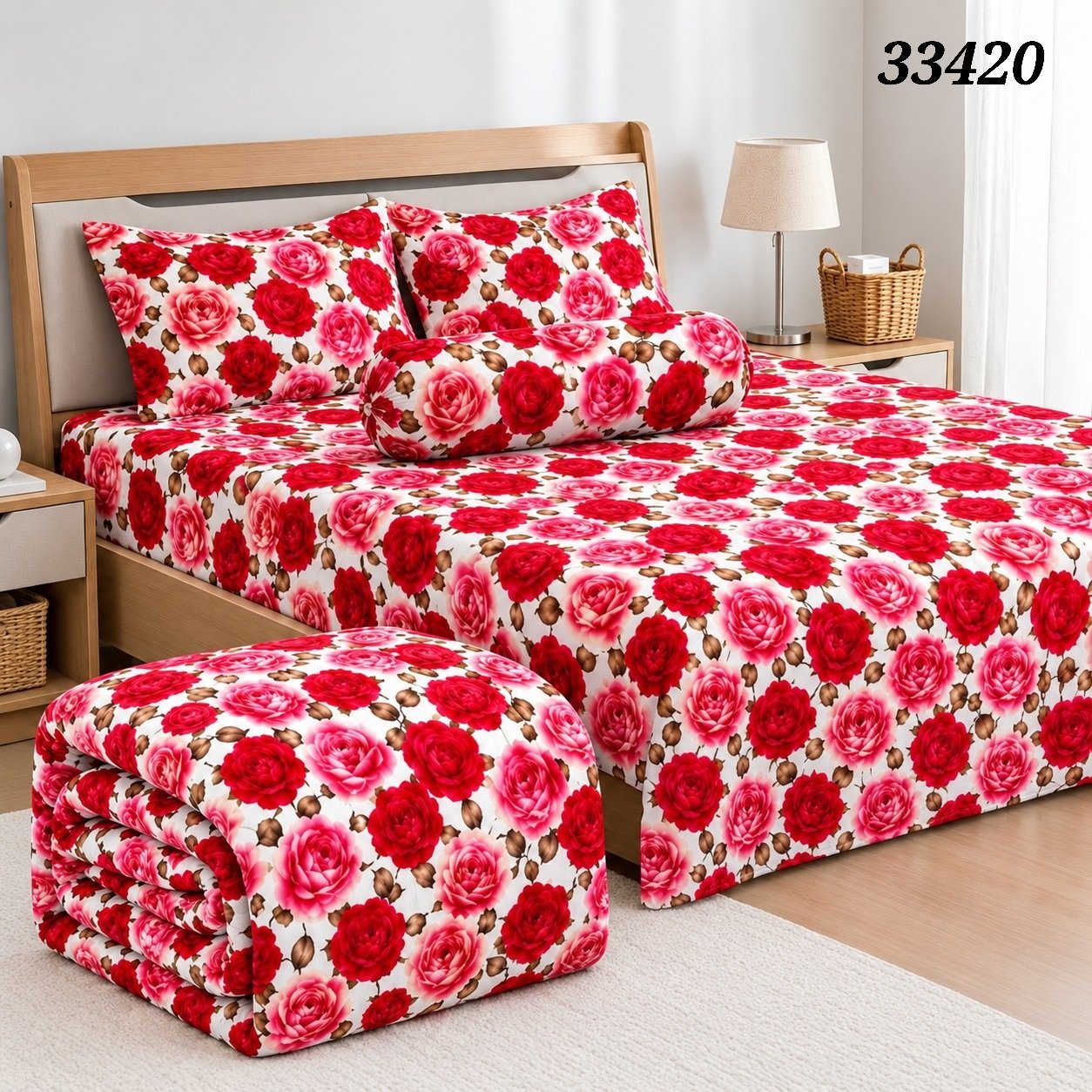 Premium 5 Pieces Comforter Set ,প্রিমিয়াম ৫ পিস কম্ফর্টার সেট। - Image 2